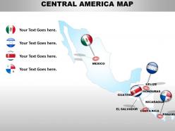 Map design of central america 1114
