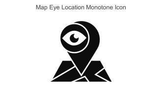 Map Eye Location Monotone Icon In Powerpoint Pptx Png And Editable Eps Format