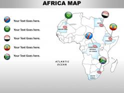 Map for tour in africa 1114