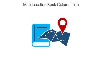Map Location Book Colored Icon In Powerpoint Pptx Png And Editable Eps Format