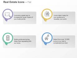 Map of home ways from home calculator eco friendly property ppt icons graphics