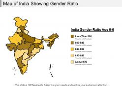 Map of india showing gender ratio