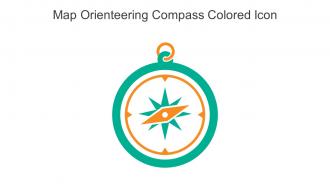 Map Orienteering Compass Colored Icon In Powerpoint Pptx Png And Editable Eps Format
