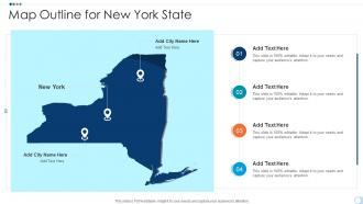 Map Outline for New York State