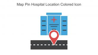 Map Pin Hospital Location Colored Icon In Powerpoint Pptx Png And Editable Eps Format