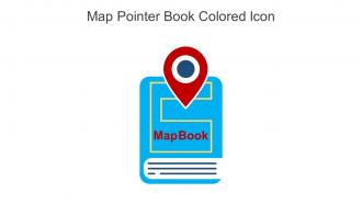 Map Pointer Book Colored Icon In Powerpoint Pptx Png And Editable Eps Format
