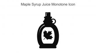 Maple Syrup Juice Monotone Icon In Powerpoint Pptx Png And Editable Eps Format