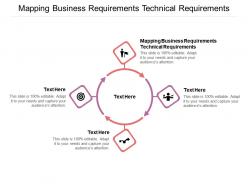 Mapping business requirements technical requirements ppt powerpoint presentation show model cpb