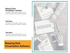 Mapping data visualization software ppt powerpoint presentation show background cpb