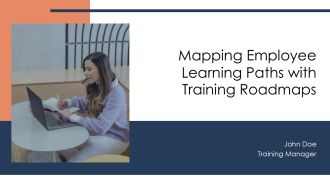 Mapping Employee Learning Paths With Training Roadmaps PPT PowerPoint AT