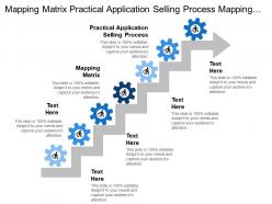 Mapping matrix practical application selling process mapping matrix