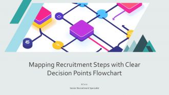 Mapping Recruitment Steps With Clear Decision Points Flowchart PPT Information AT