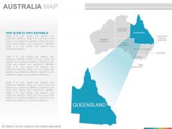Maps of the australian australia continent countries in powerpoint