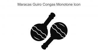 Maracas Guiro Congas Monotone Icon In Powerpoint Pptx Png And Editable Eps Format