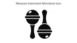 Maracas Instrument Monotone Icon In Powerpoint Pptx Png And Editable Eps Format