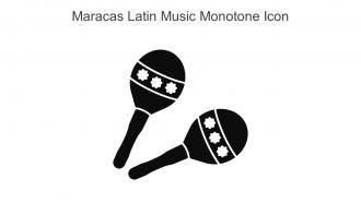 Maracas Latin Music Monotone Icon In Powerpoint Pptx Png And Editable Eps Format