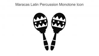 Maracas Latin Percussion Monotone Icon In Powerpoint Pptx Png And Editable Eps Format