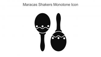 Maracas Shakers Monotone Icon In Powerpoint Pptx Png And Editable Eps Format