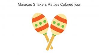 Maracas Shakers Rattles Colored Icon In Powerpoint Pptx Png And Editable Eps Format