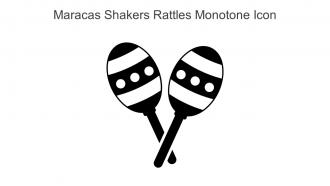 Maracas Shakers Rattles Monotone Icon In Powerpoint Pptx Png And Editable Eps Format