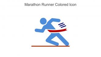 Marathon Runner Colored Icon In Powerpoint Pptx Png And Editable Eps Format
