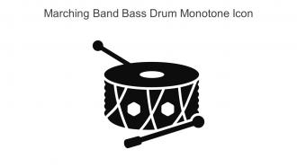 Marching Band Bass Drum Monotone Icon In Powerpoint Pptx Png And Editable Eps Format