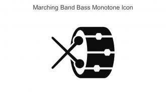 Marching Band Bass Monotone Icon In Powerpoint Pptx Png And Editable Eps Format