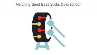 Marching Band Bass Sticks Colored Icon In Powerpoint Pptx Png And Editable Eps Format