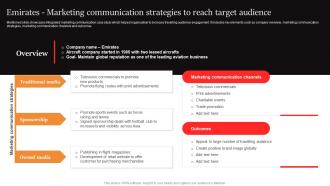 Marcom Strategies To Increase Emirates Marketing Communication Strategies To Reach Target