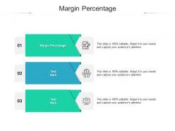 Margin percentage ppt powerpoint presentation infographic template portrait cpb