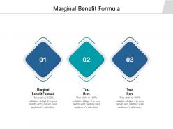 Marginal benefit formula ppt powerpoint presentation icon slides cpb