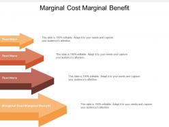 Marginal cost marginal benefit ppt powerpoint presentation file icons cpb