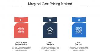 Marginal cost pricing method ppt powerpoint presentation pictures ideas cpb