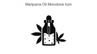 Marijuana Oil Monotone Icon In Powerpoint Pptx Png And Editable Eps Format
