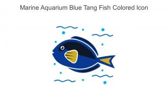 Marine Aquarium Blue Tang Fish Colored Icon In Powerpoint Pptx Png And Editable Eps Format