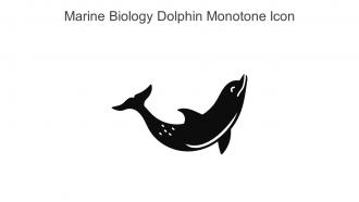 Marine Biology Dolphin Monotone Icon In Powerpoint Pptx Png And Editable Eps Format