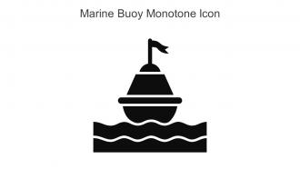 Marine Buoy Monotone Icon In Powerpoint Pptx Png And Editable Eps Format