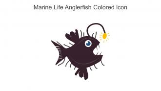 Marine Life Anglerfish Colored Icon In Powerpoint Pptx Png And Editable Eps Format