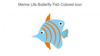 Marine Life Butterfly Fish Colored Icon In Powerpoint Pptx Png And Editable Eps Format