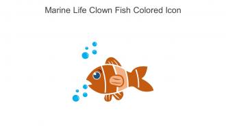 Marine Life Clown Fish Colored Icon In Powerpoint Pptx Png And Editable Eps Format