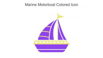 Marine Motorboat Colored Icon In Powerpoint Pptx Png And Editable Eps Format