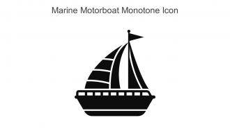 Marine Motorboat Monotone Icon In Powerpoint Pptx Png And Editable Eps Format