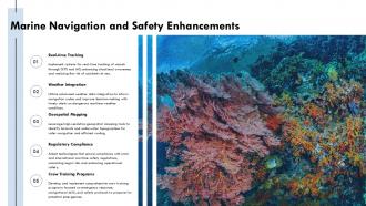 Marine Navigation And Safety Enhancements PPT Example ST AI SS