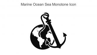 Marine Ocean Sea Monotone Icon In Powerpoint Pptx Png And Editable Eps Format