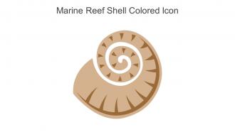 Marine Reef Shell Colored Icon In Powerpoint Pptx Png And Editable Eps Format