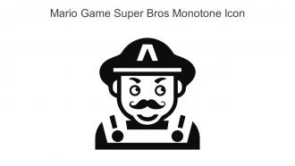 Mario Game Super Bros Monotone Icon In Powerpoint Pptx Png And Editable Eps Format