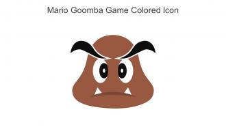 Mario Goomba Game Colored Icon In Powerpoint Pptx Png And Editable Eps Format