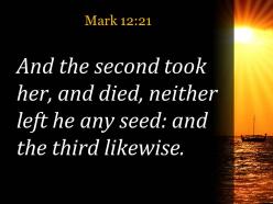 Mark 12 21 the same with the third powerpoint church sermon
