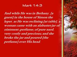 Mark 14 3 the jar and poured powerpoint church sermon