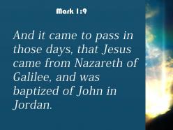 Mark 1 9 jesus came from nazareth powerpoint church sermon